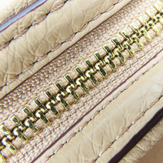 COACH Tote Bag F57545 leather beige Women Used Authentic