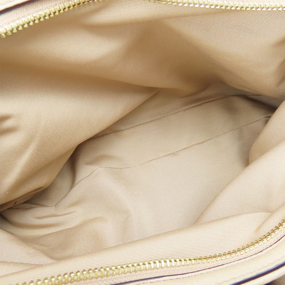 COACH Tote Bag F57545 leather beige Women Used Authentic