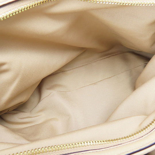 COACH Tote Bag F57545 leather beige Women Used Authentic