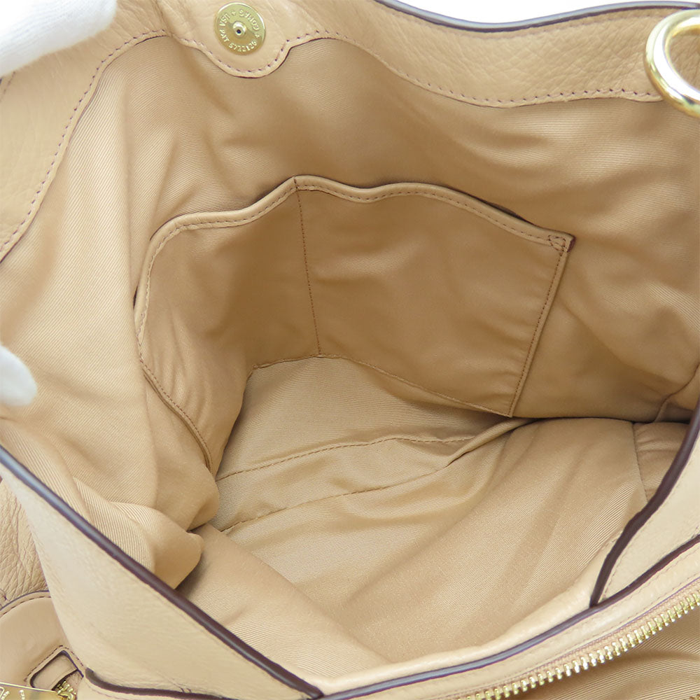 COACH Tote Bag F57545 leather beige Women Used Authentic