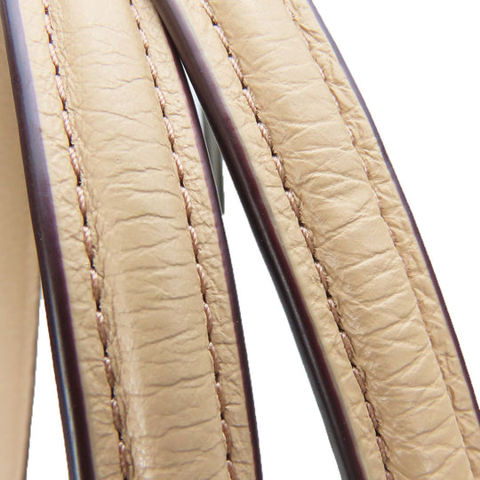 COACH Tote Bag F57545 leather beige Women Used Authentic