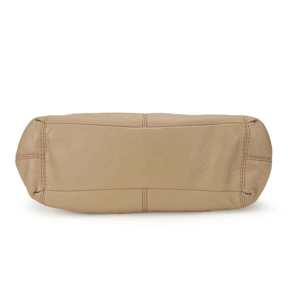 COACH Tote Bag F57545 leather beige Women Used Authentic