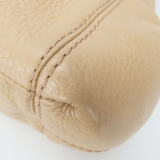 COACH Tote Bag F57545 leather beige Women Used Authentic