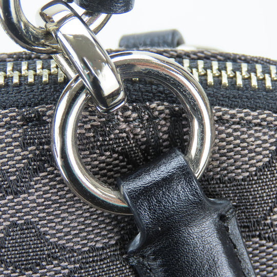 COACH Handbag F58283 canvas black Women Used Authentic