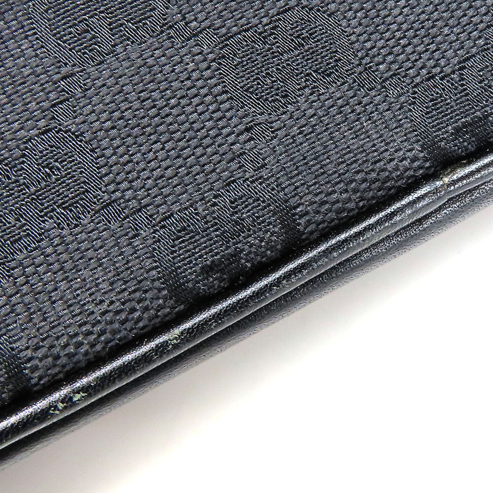 GUCCI Shoulder Bag 109097 GG canvas, leather black Women Used Authentic