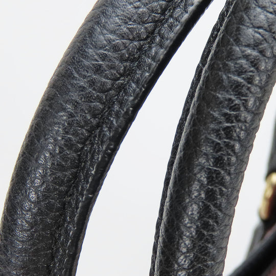 COACH Handbag 76089 leather wine-red Channing Carryall Women Used Authentic