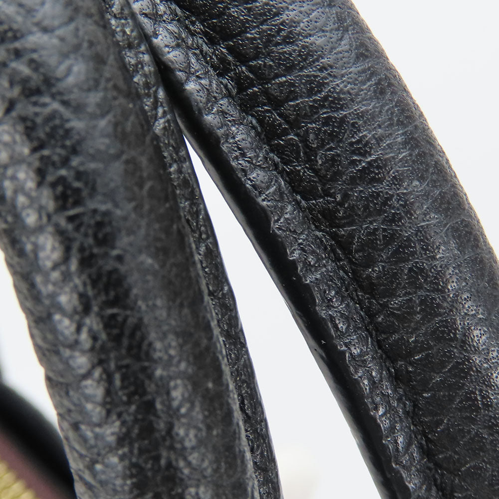 COACH Handbag 76089 leather wine-red Channing Carryall Women Used Authentic