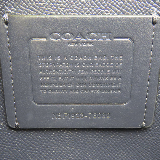 COACH Handbag 76089 leather wine-red Channing Carryall Women Used Authentic