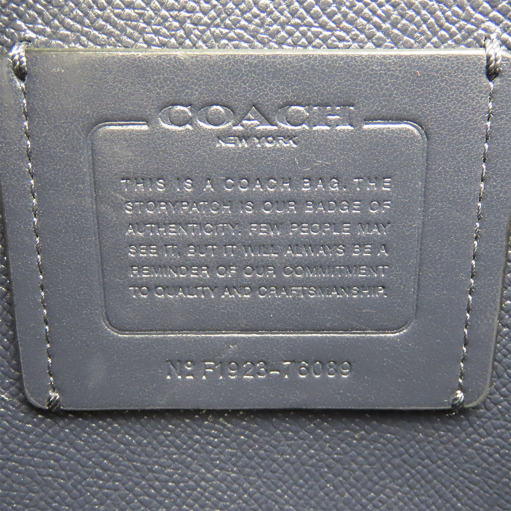 COACH Handbag 76089 leather wine-red Channing Carryall Women Used Authentic