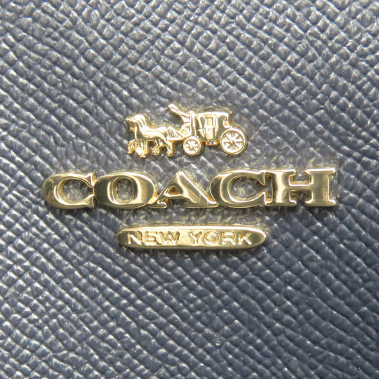 COACH Handbag 76089 leather wine-red Channing Carryall Women Used Authentic