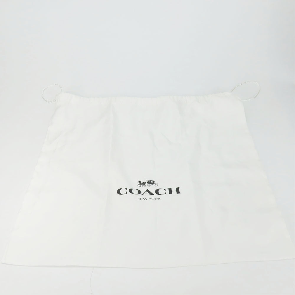 COACH Handbag 76089 leather wine-red Channing Carryall Women Used Authentic