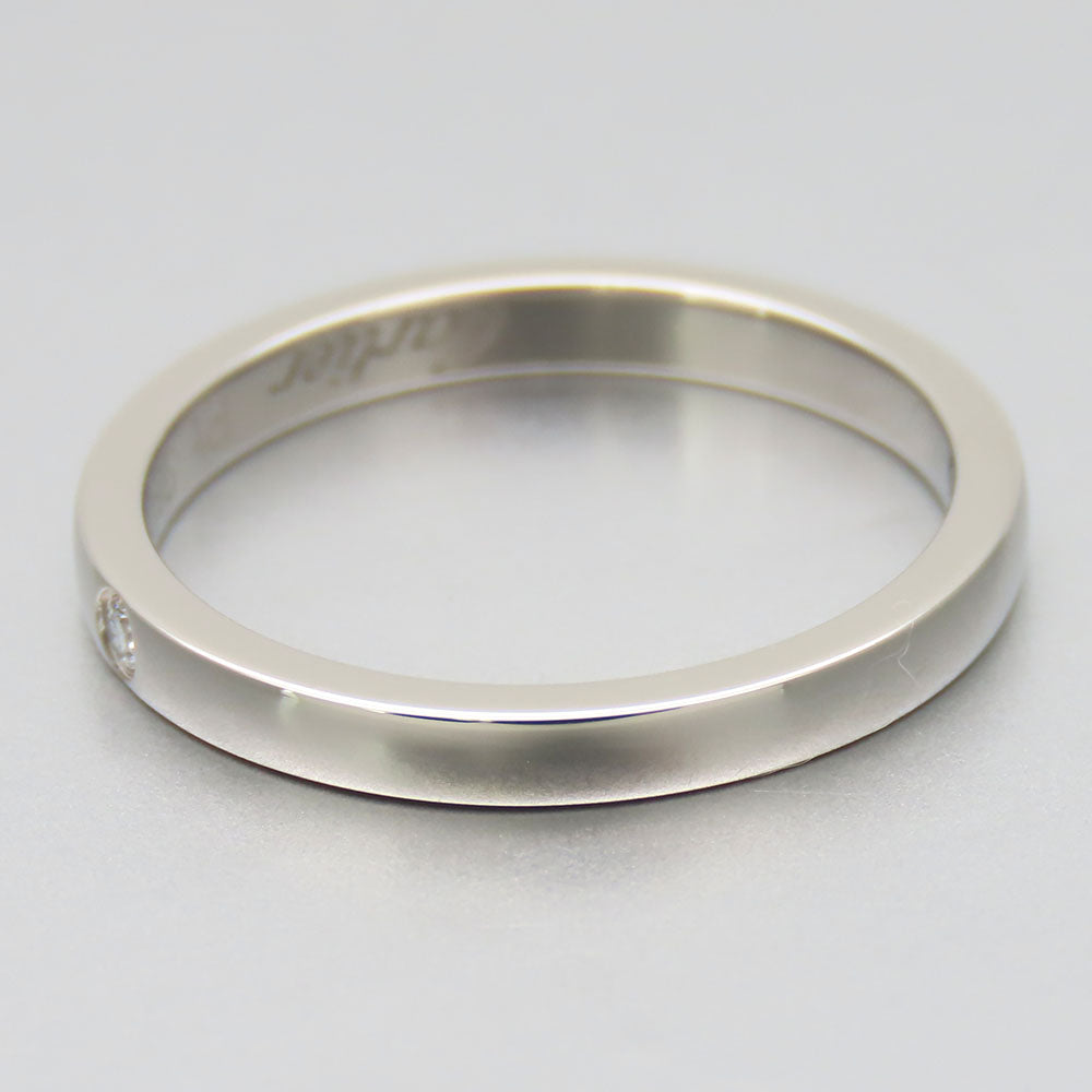 CARTIER Ring Pt950Platinum, Diamond Platinum Classic Women 50 Used Authentic