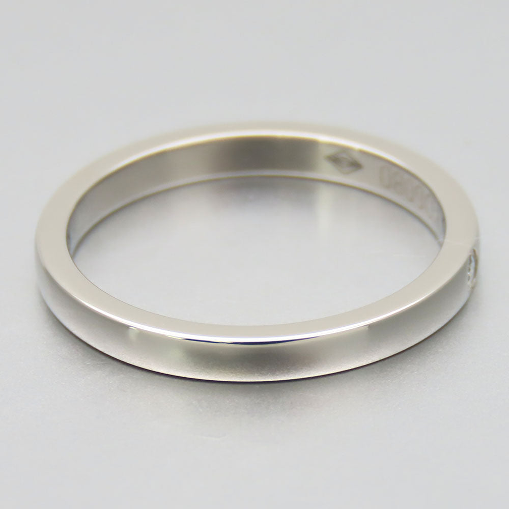 CARTIER Ring Pt950Platinum, Diamond Platinum Classic Women 50 Used Authentic