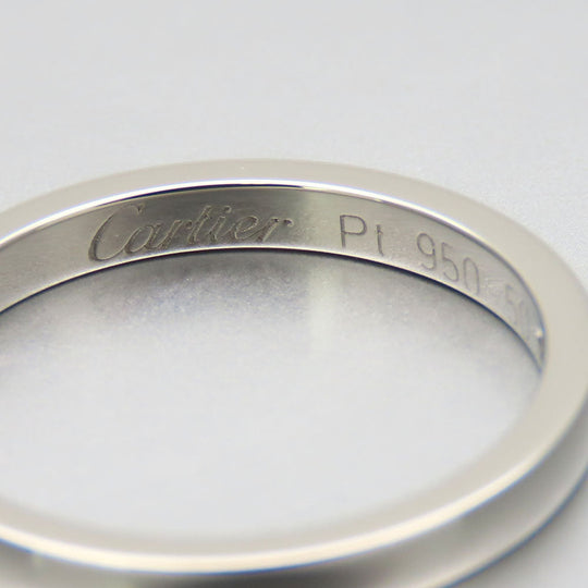 CARTIER Ring Pt950Platinum, Diamond Platinum Classic Women 50 Used Authentic