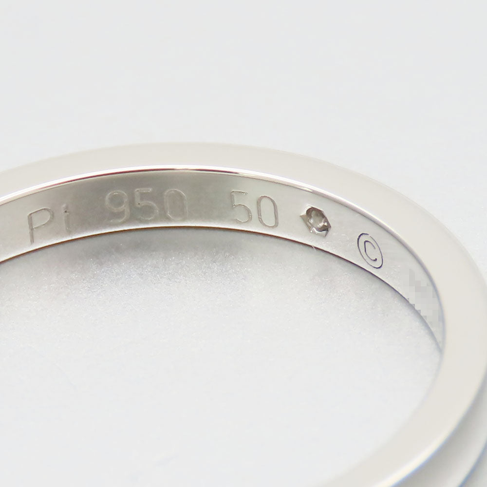 CARTIER Ring Pt950Platinum, Diamond Platinum Classic Women 50 Used Authentic