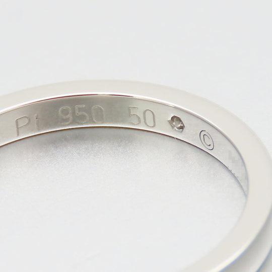 CARTIER Ring Pt950Platinum, Diamond Platinum Classic Women 50 Used Authentic