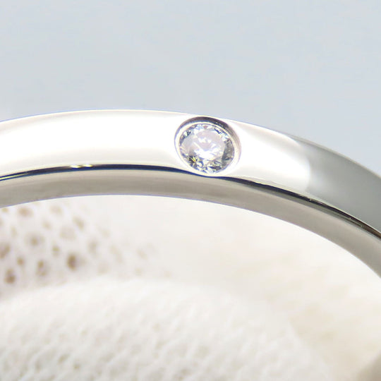 CARTIER Ring Pt950Platinum, Diamond Platinum Classic Women 50 Used Authentic