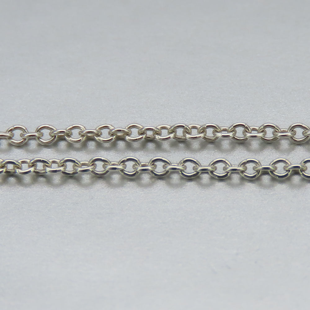 TIFFANY&Co. Necklace Silver925 Silver Double heart Return to Women Used Authentic