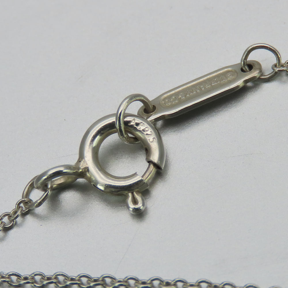 TIFFANY&Co. Necklace Silver925 Silver Double heart Return to Women Used Authentic