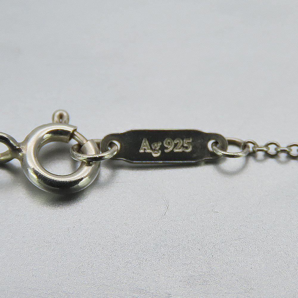 TIFFANY&Co. Necklace Silver925 Silver Double heart Return to Women Used Authentic