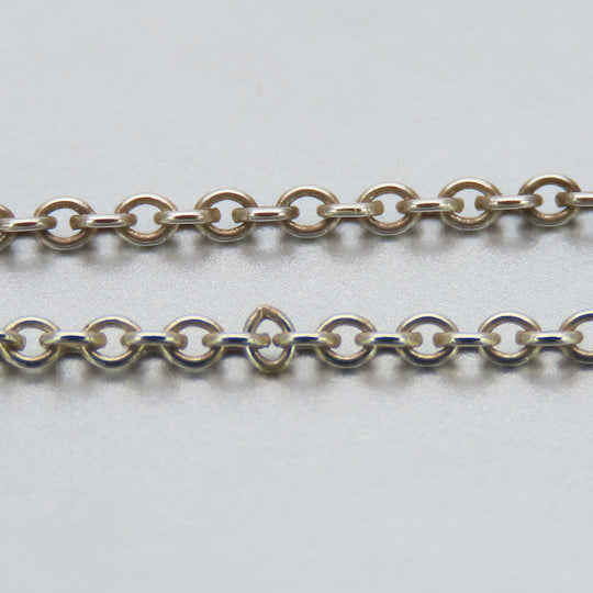 TIFFANY&Co. Necklace Silver925 Silver Curved heart Women Used Authentic