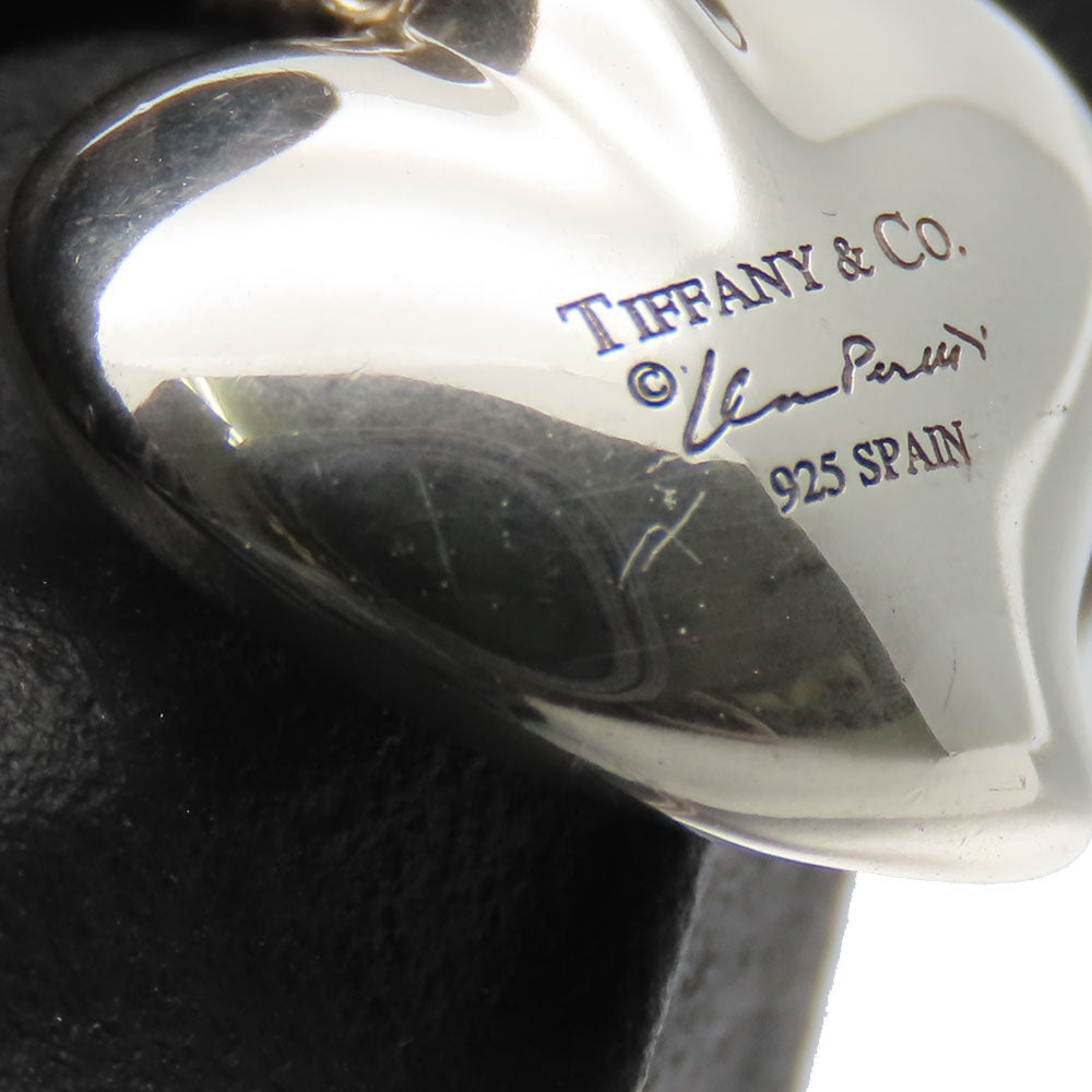 TIFFANY&Co. Necklace Silver925 Silver Curved heart Women Used Authentic