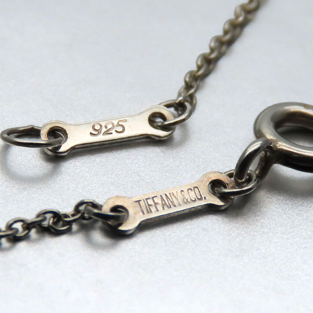 TIFFANY&Co. Necklace Silver925 Silver Curved heart Women Used Authentic