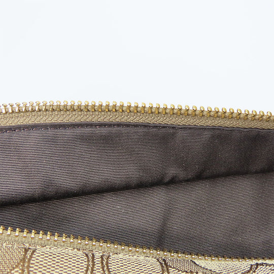 COACH Tote Bag F58282 Canvas, Leather beige Women Used Authentic