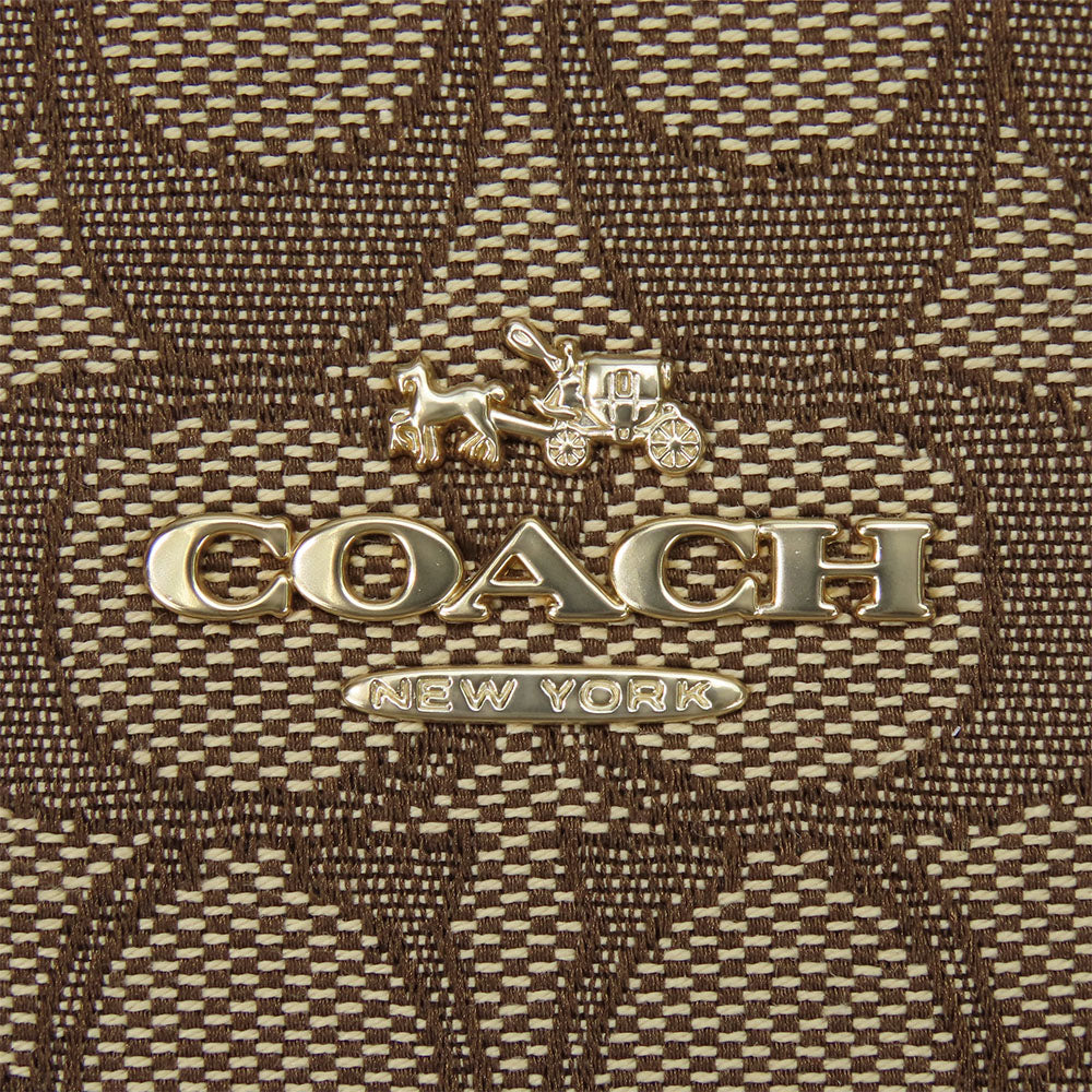 COACH Tote Bag F58282 Canvas, Leather beige Women Used Authentic