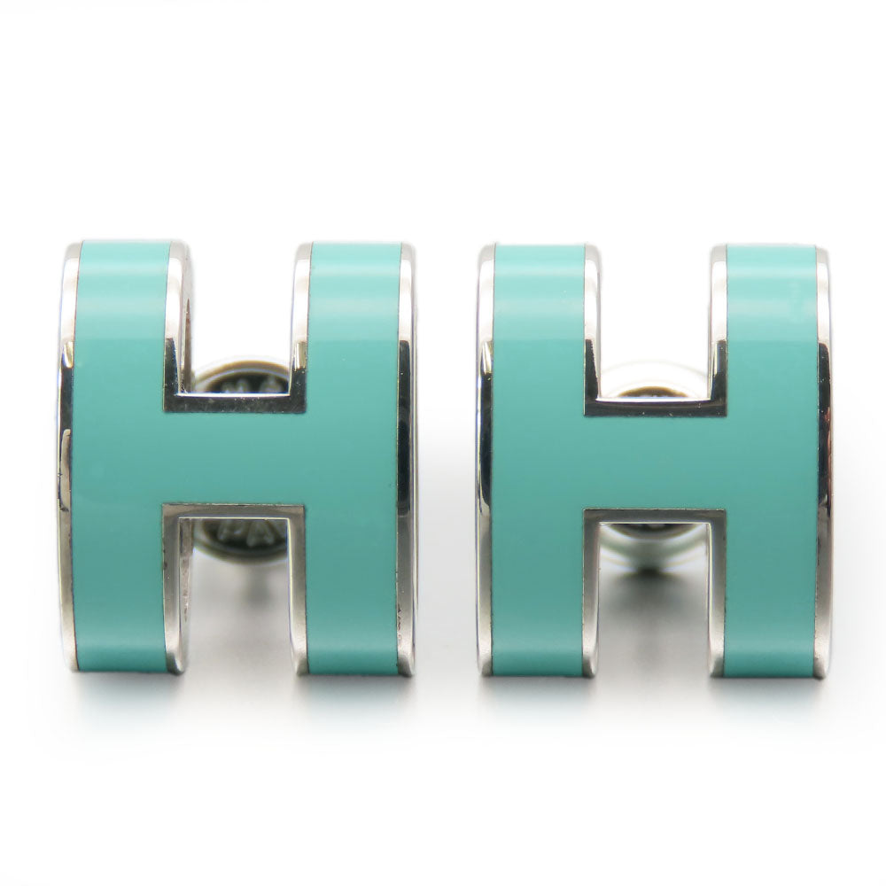 HERMES Pierce metal Mint green Pop ash Women Used Authentic
