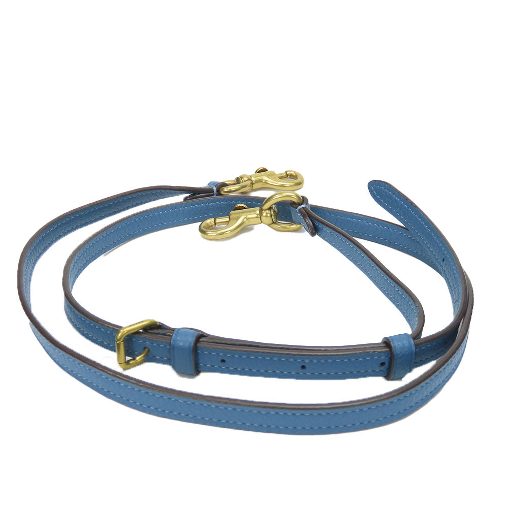 COACH Handbag 79316 leather blue Ellis Satchel Women Used Authentic