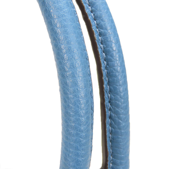 COACH Handbag 79316 leather blue Ellis Satchel Women Used Authentic