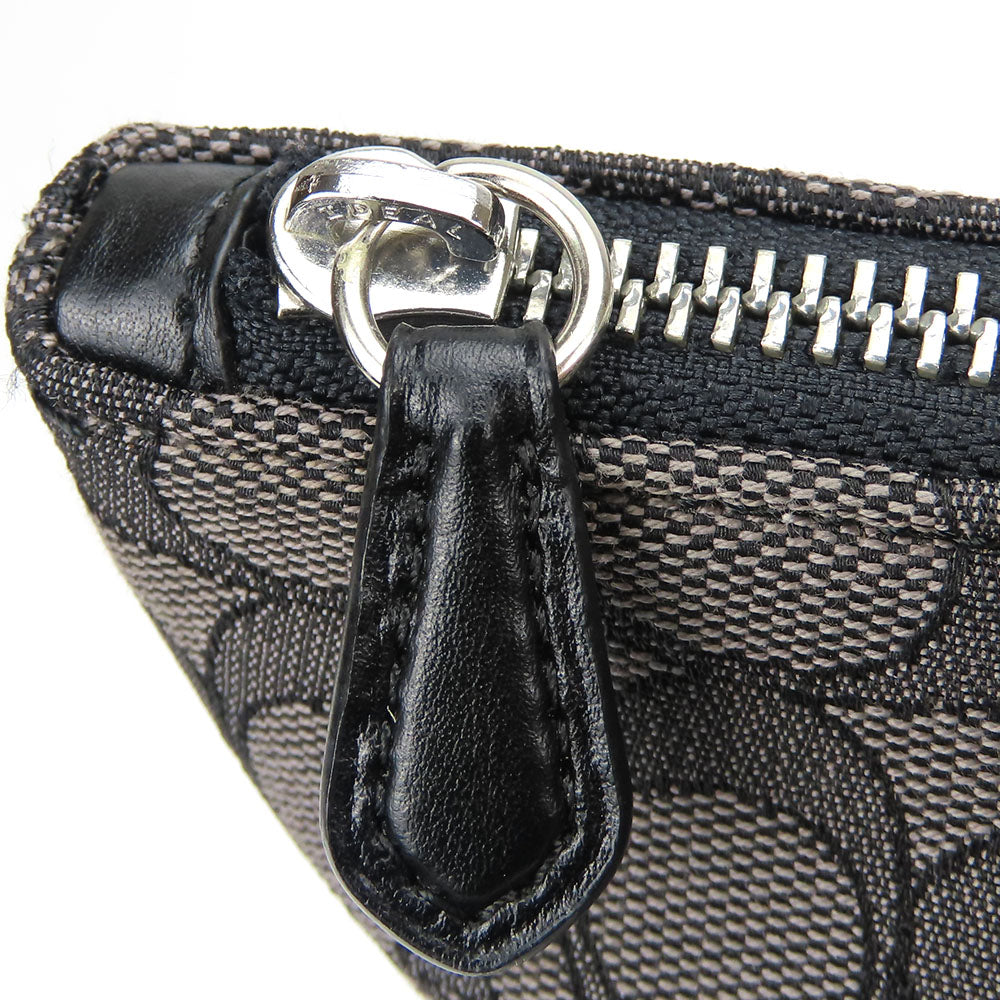 COACH Tote Bag F29958 Canvas, Leather black Women Used Authentic