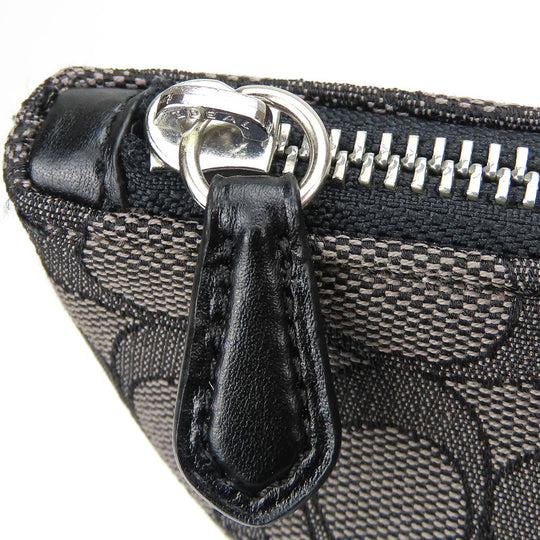 COACH Tote Bag F29958 Canvas, Leather black Women Used Authentic