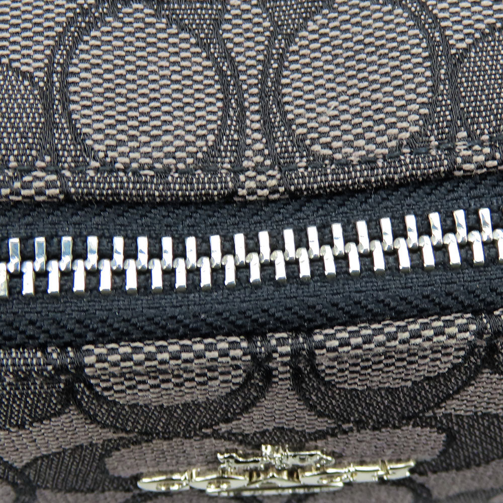 COACH Tote Bag F29958 Canvas, Leather black Women Used Authentic