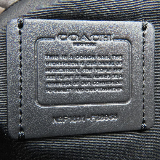 COACH Tote Bag F29958 Canvas, Leather black Women Used Authentic