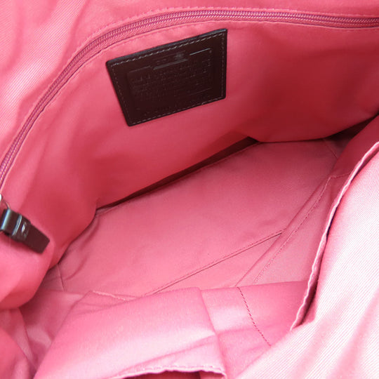 COACH Tote Bag F14482 Canvas, Leather beige Women Used Authentic