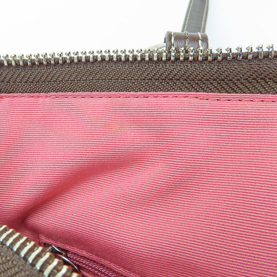 COACH Tote Bag F14482 Canvas, Leather beige Women Used Authentic