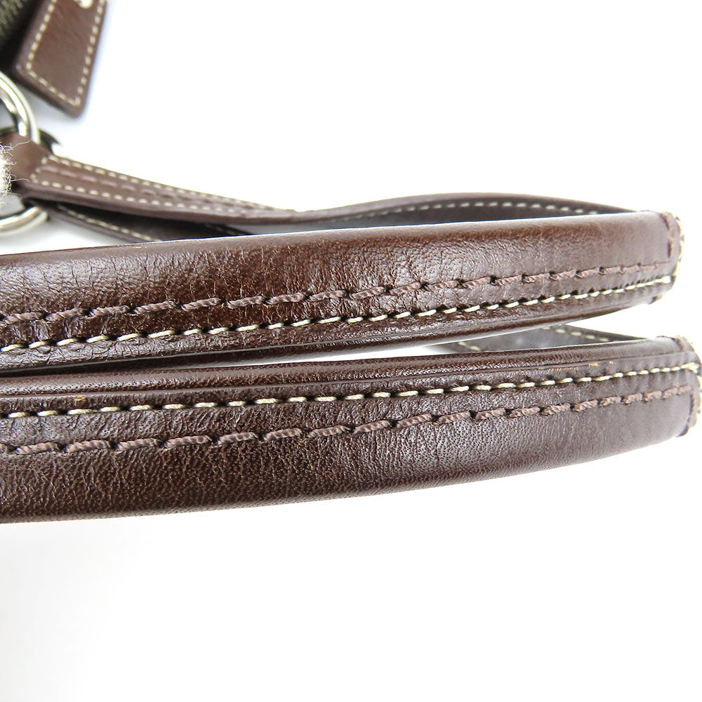 COACH Tote Bag F14482 Canvas, Leather beige Women Used Authentic