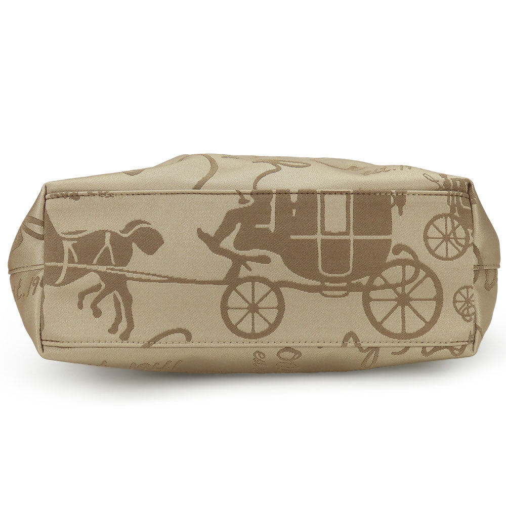 COACH Tote Bag F14482 Canvas, Leather beige Women Used Authentic