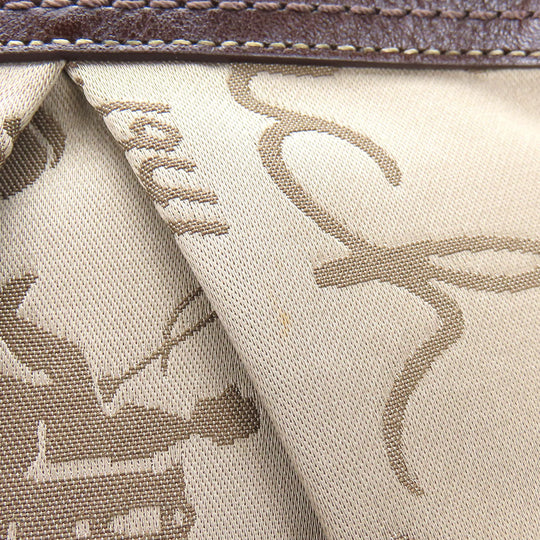 COACH Tote Bag F14482 Canvas, Leather beige Women Used Authentic