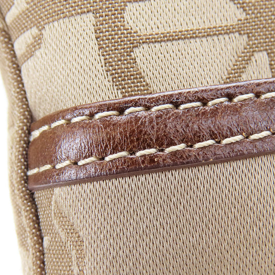 COACH Tote Bag F14482 Canvas, Leather beige Women Used Authentic