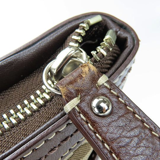 COACH Tote Bag F14482 Canvas, Leather beige Women Used Authentic