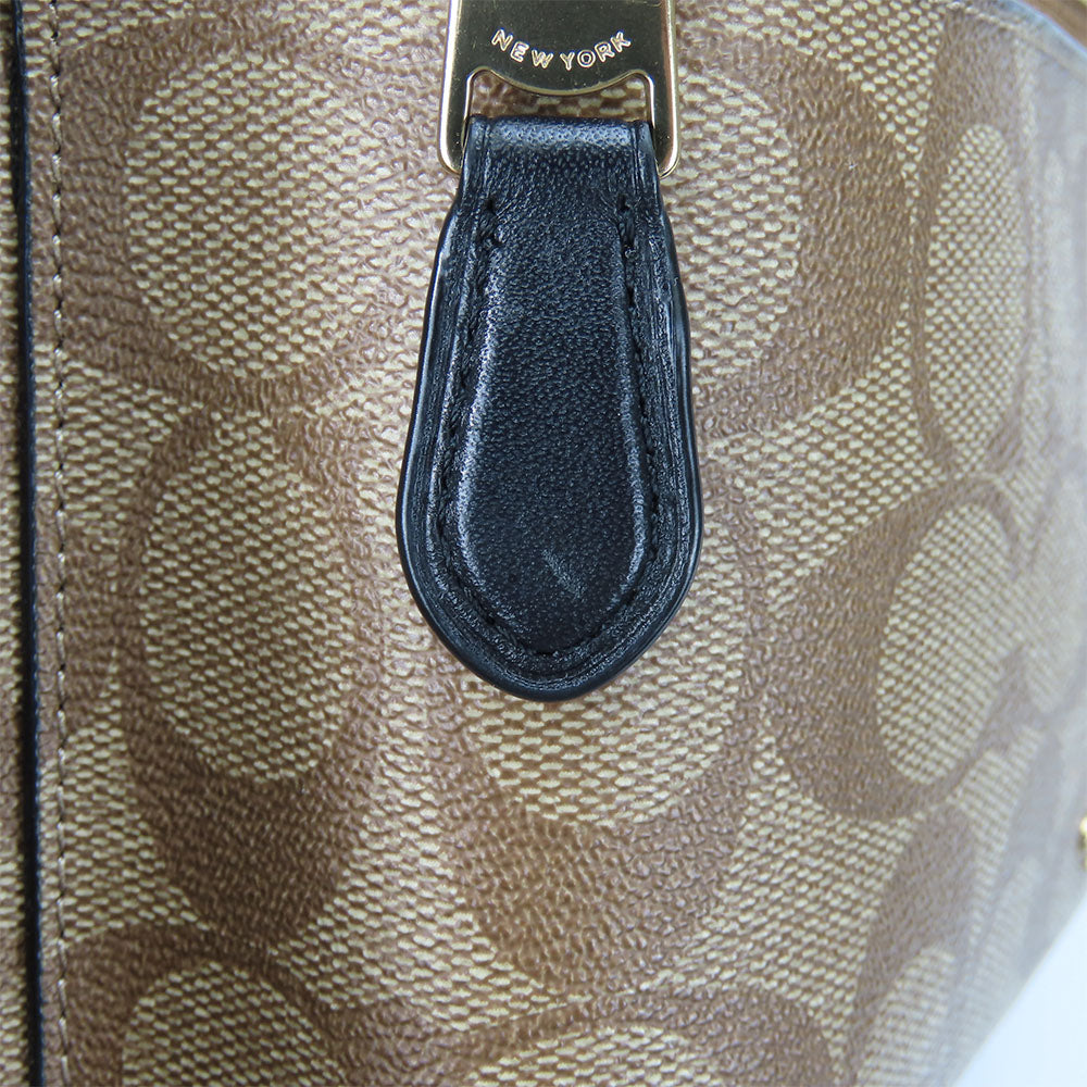 COACH Backpack F58314 leather beige