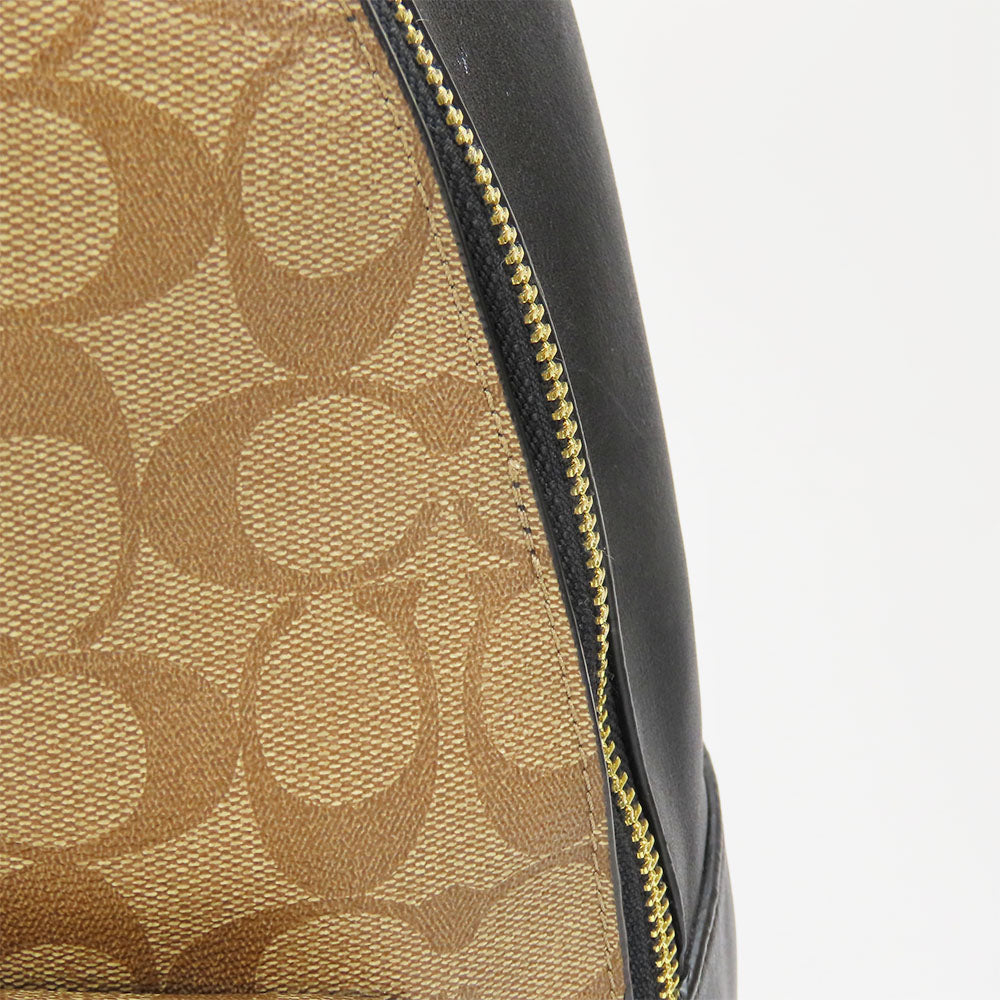 COACH Backpack F58314 leather beige