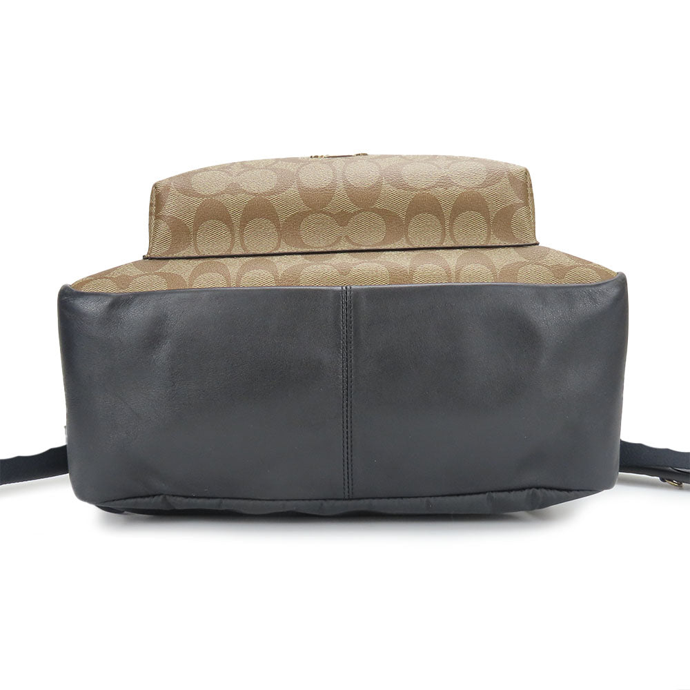 COACH Backpack F58314 leather beige