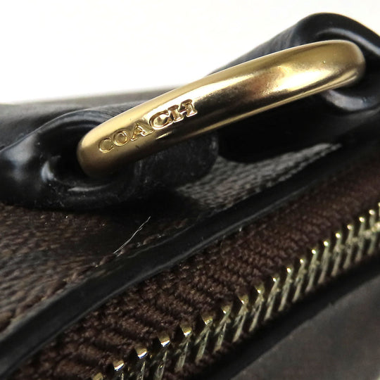 COACH Tote Bag F29208 Leather, PVC Brown Women Used Authentic