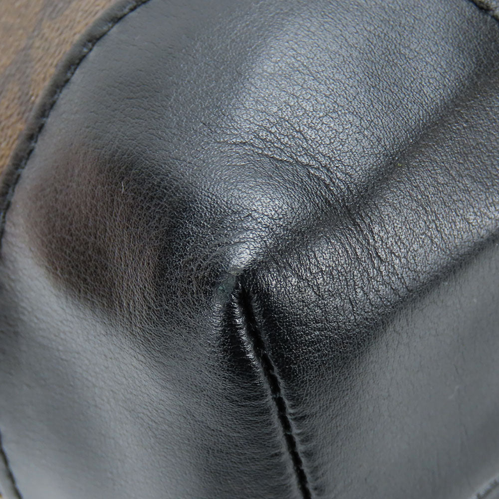 COACH Tote Bag F29208 Leather, PVC Brown Women Used Authentic