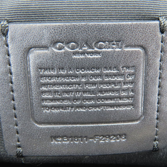 COACH Tote Bag F29208 Leather, PVC Brown Women Used Authentic