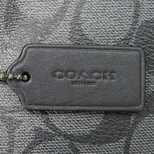 COACH Clutch bag F29508 Leather, PVC black mens Used Authentic